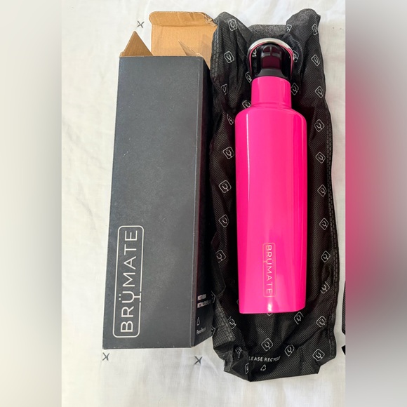 BRUMATE Other - BrüMate Rehydration Water Bottle: NIB! Neon Pink 16 oz